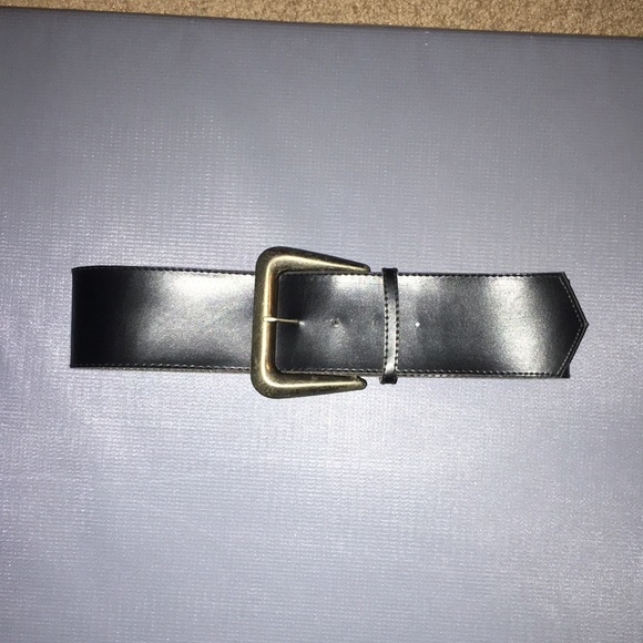 NEW without TAGS❣️Retro wide black belt- 1 - Picture 1 of 10